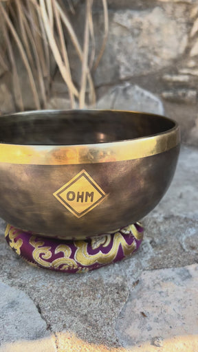 B Note 3rd Octave - Legacy Collection Handmade Bronze Makers Mark Singing Bowl