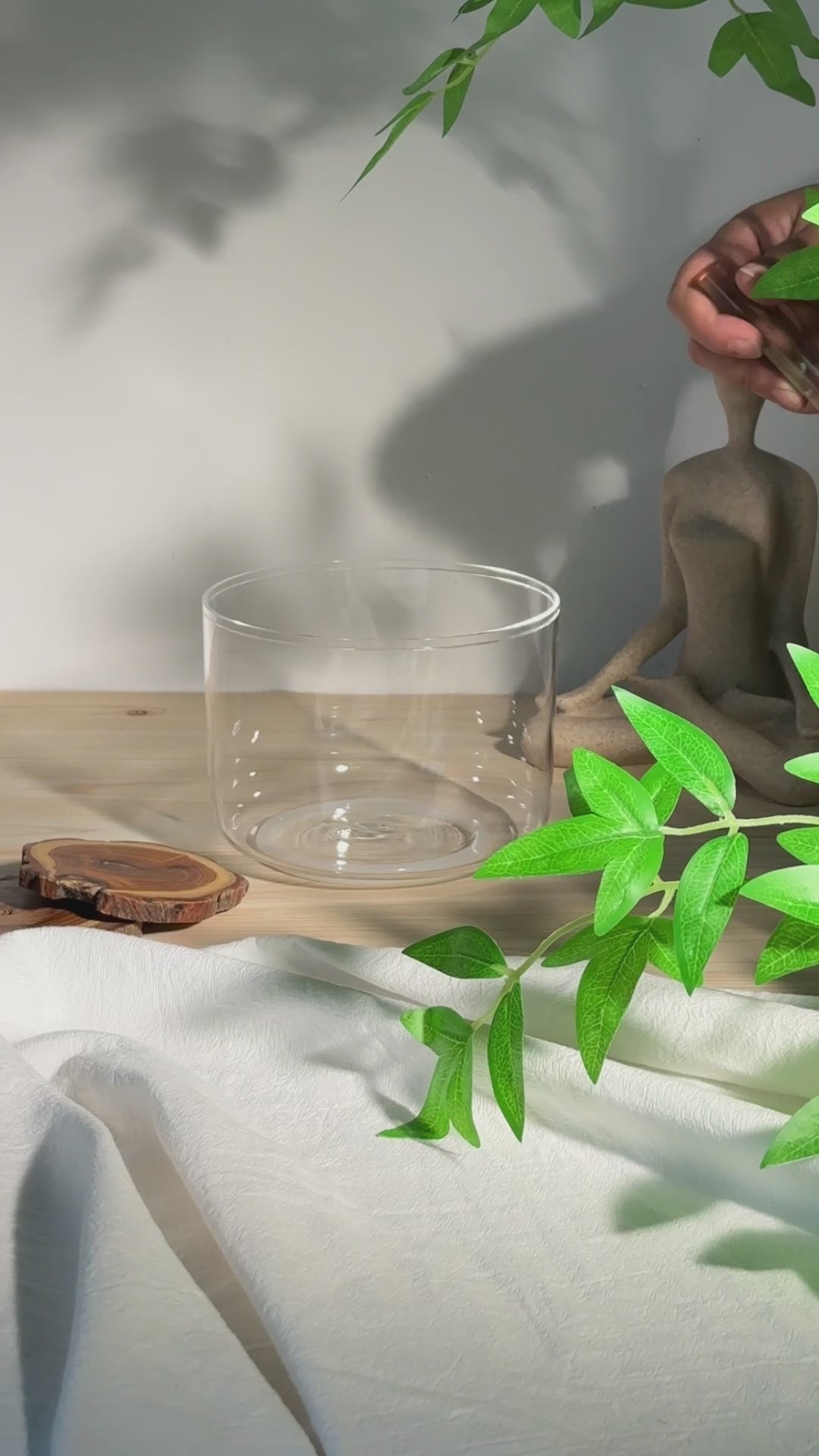 Prism Series E4 6.25" Quartz Crystal Singing Bowl