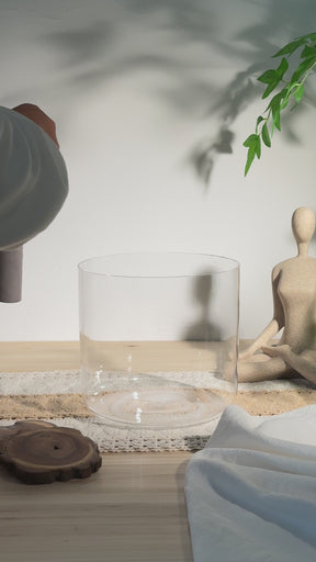 Prism Series A#3 7.25" Fused Quartz Crystal Singing Bowl