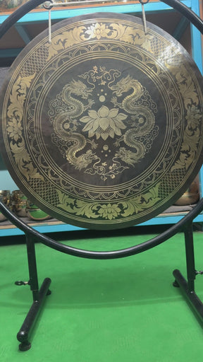27 Inch Bronze Gong Handmade In Nepal One of One 0013