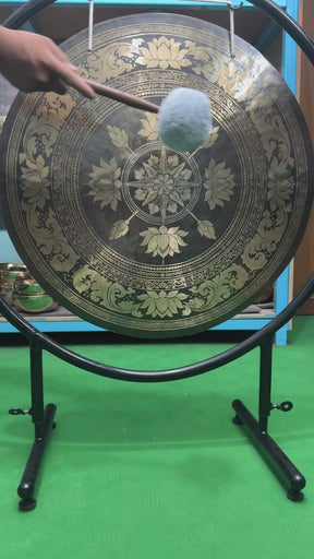 27 Inch Bronze Gong Handmade In Nepal One of One 0011