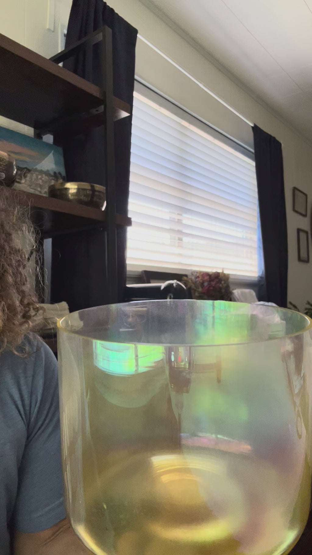 CUSTOM-0002 6.25 inch crystal E4 one of one singing bowl video