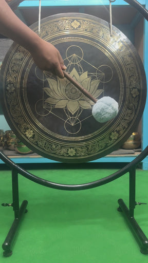 27 Inch Bronze Gong Handmade In Nepal One of One 0016