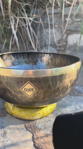 G Note 2nd Octave - Legacy Collection Handmade Bronze Makers Mark Singing Bowl