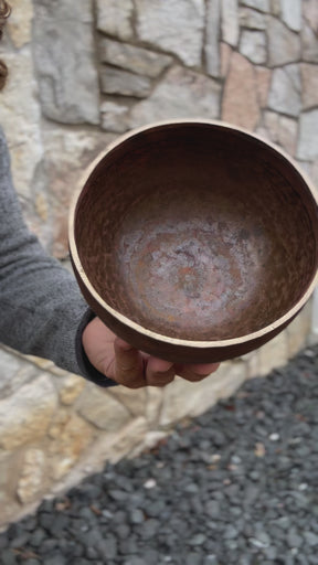 6.25" AfterGlow Twice Fired Bronze Singing Bowl