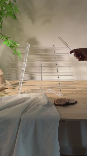 7-Note 440Hz Crystal Harp (D Minor Scale)