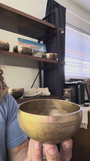 CUSTOM-0009 one of one singing bowl video