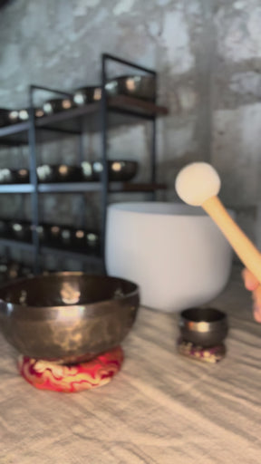 The Elemental Trio: Three Special Singing Bowls