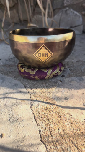 A Note 4th Octave - Legacy Collection Handmade Bronze Makers Mark Singing Bowl