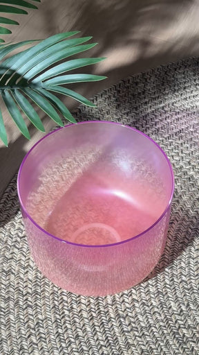 Titan 10 Inch Unground Crystal Bowl #24: G# Third Octave 432 (+33 cents)