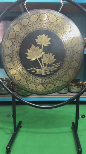 27 Inch Bronze Gong Handmade In Nepal One of One 0006