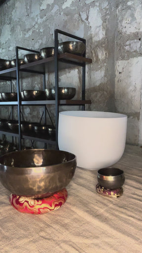 The Elemental Trio: Three Special Singing Bowls