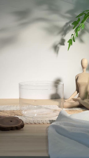 Prism Series C#4 6.75" Fused Quartz Crystal Singing Bowl