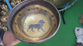 The Leo Singing Bowl - 9 inch Large | Handmade In Nepal