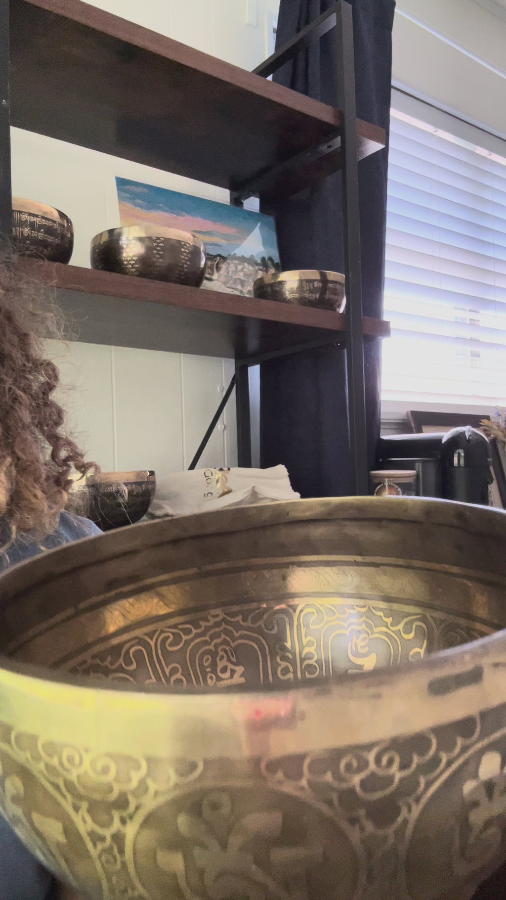 CUSTOM-0001 7 inch bronze A3 singing bowl video