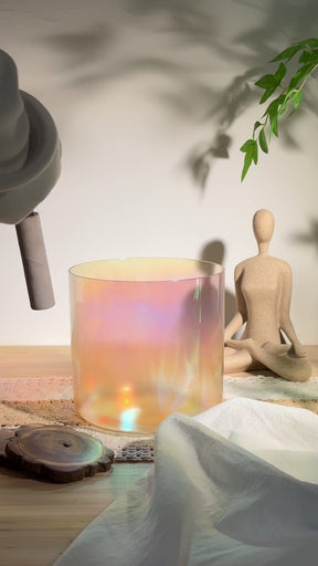 Prism Series B3 7" Fused Quartz Crystal Singing Bowl