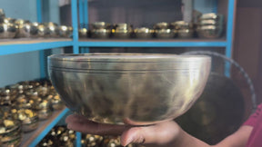 11 Inch Extra Thick Rim Handmade Lingam Bowl I Limited Edition Bowl