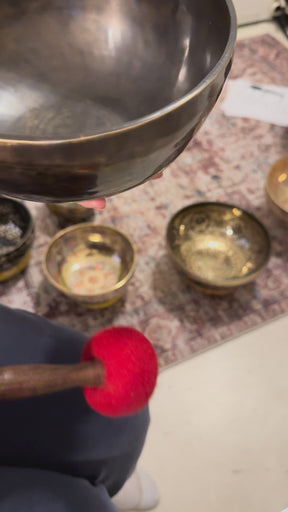 The Saturn Bowl: 9 inch | Handmade Bronze Singing Bowl From Nepal