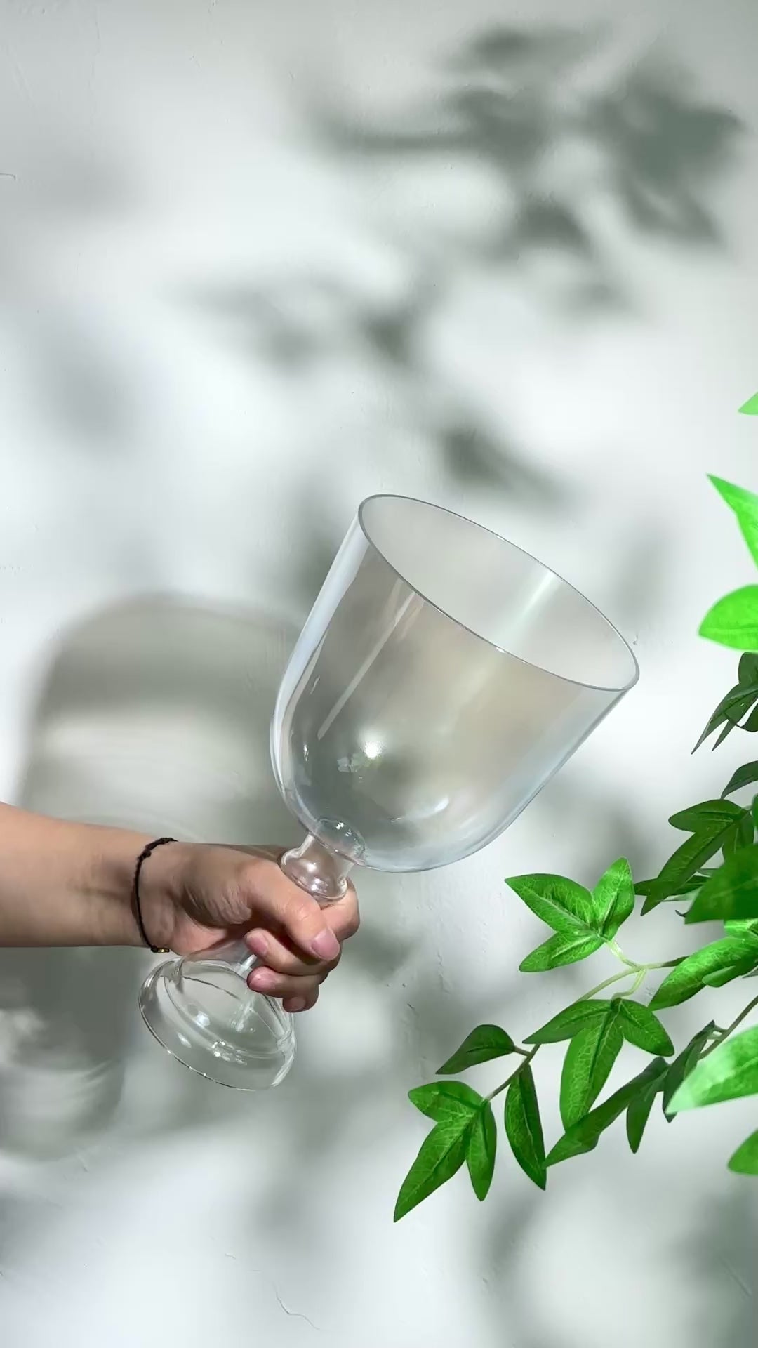 6.5" G4 Crystal Chalice Throat Chakra Practitioners Singing Bowl