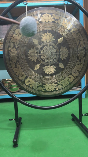 27 Inch Bronze Gong Handmade In Nepal One of One 0011