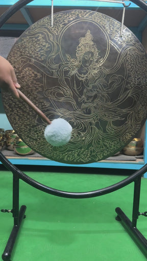 27 Inch Bronze Gong Handmade In Nepal One of One 0012
