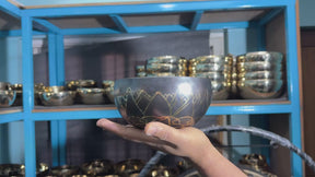The Horizon Bowl: 6.5 Inch Bronze Handmade Limited Edition Singing Bowl
