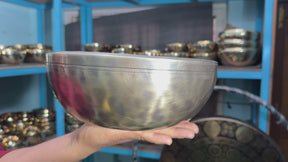 11 Inch Extra Thick Rim Handmade Lingam Bowl I Limited Edition Bowl