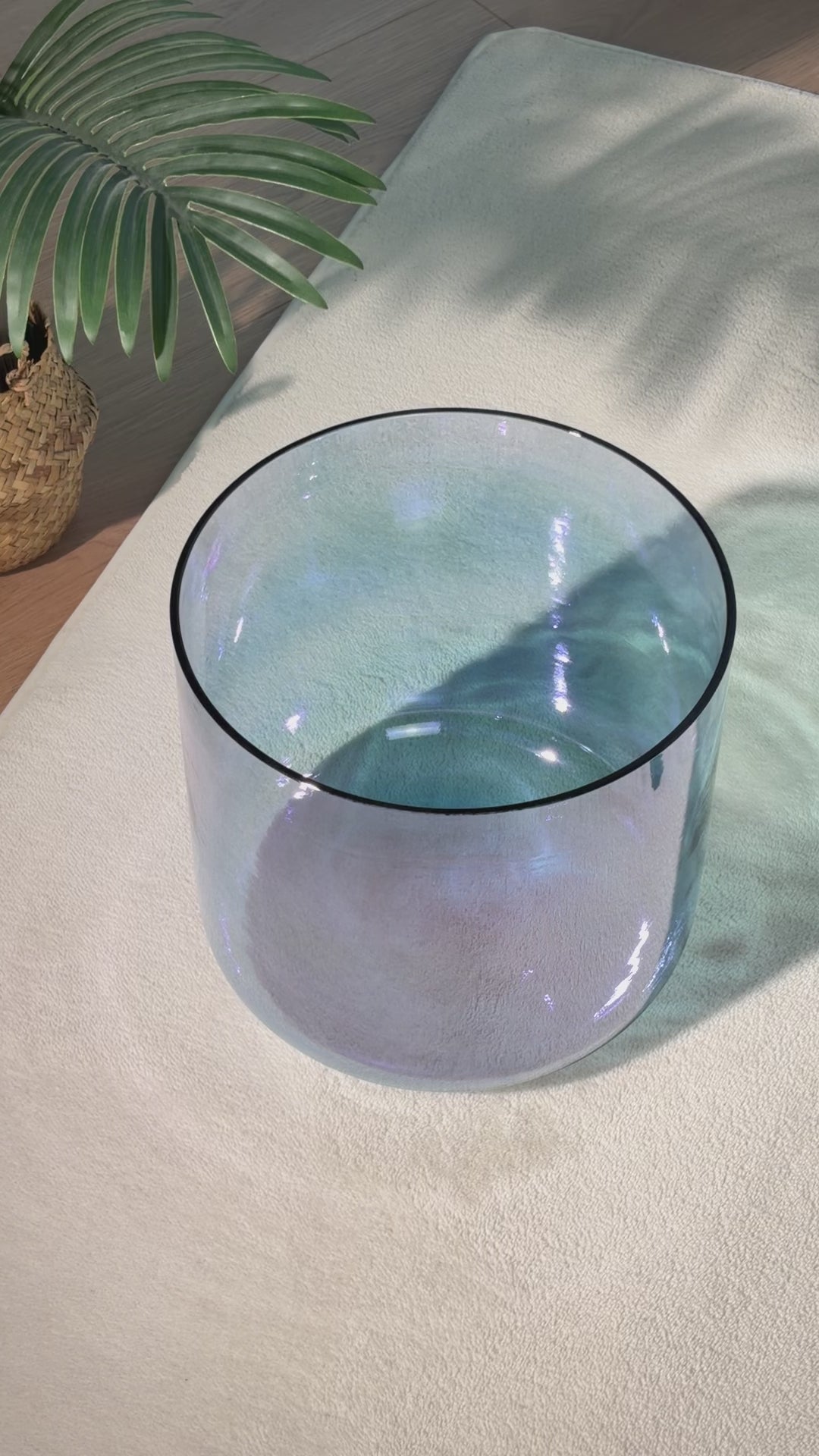 Titan 10 Inch Unground Crystal Bowl #12: G# Third Octave 432 (27 cents)