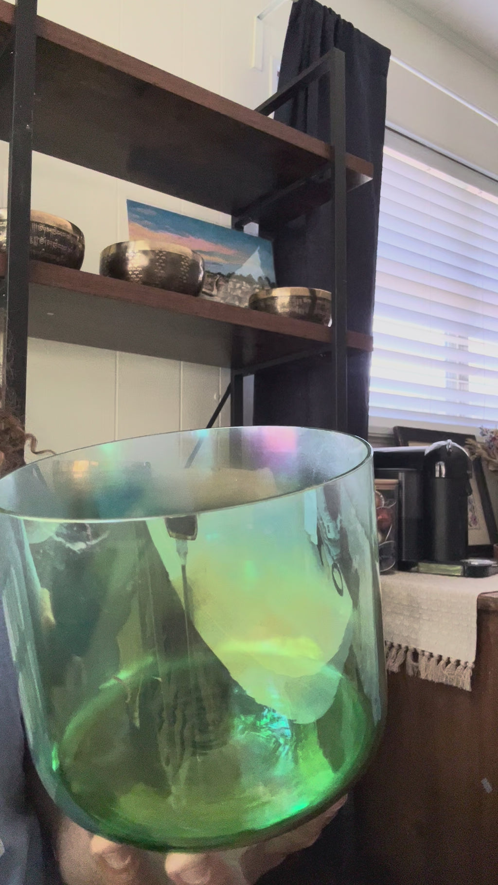 CUSTOM-0011 one of one singing bowl video