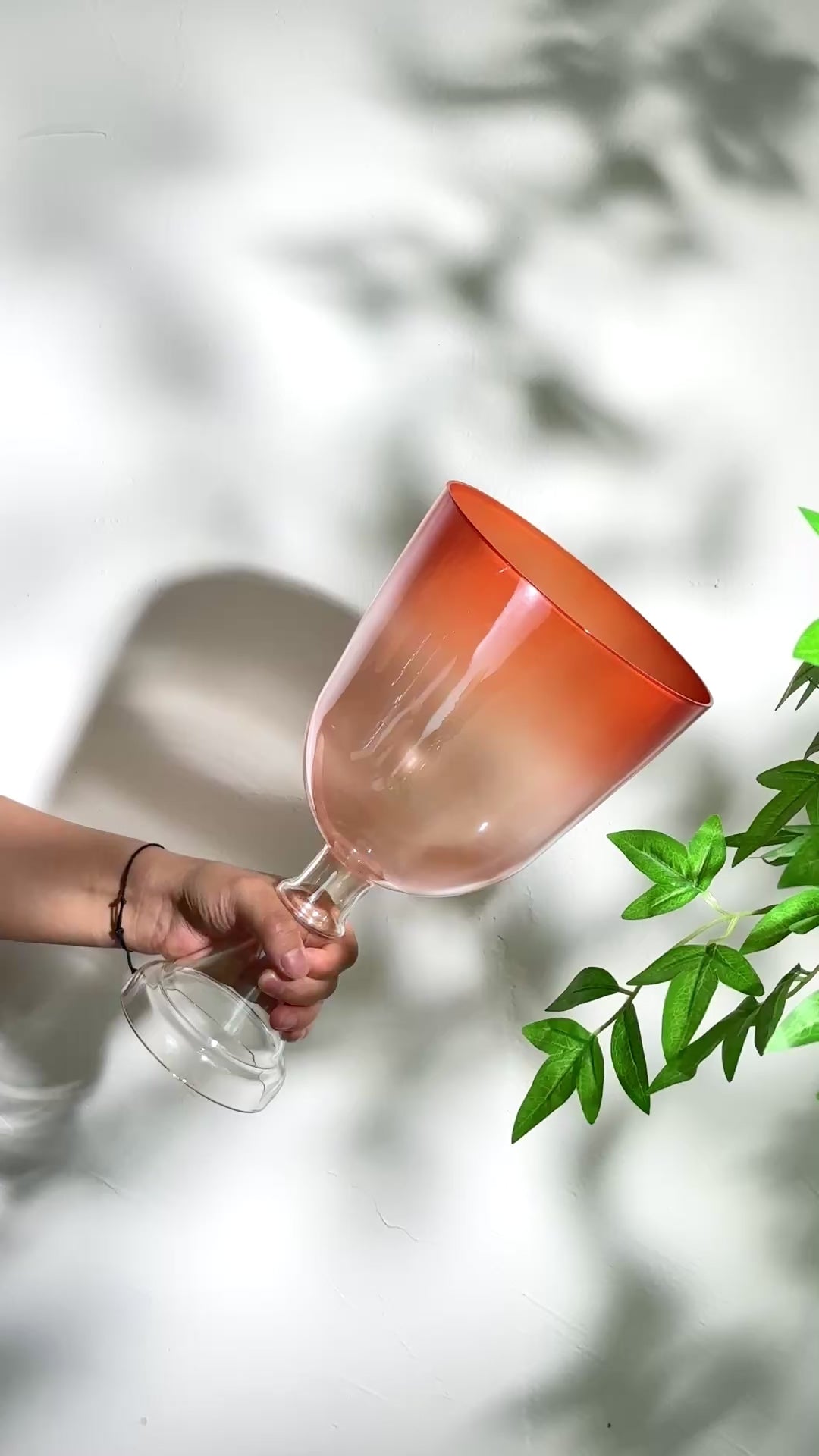7.25" D4 Crystal Chalice Sacral Practitioners Singing Bowl