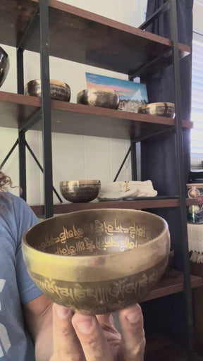 CUSTOM-0016 one of one singing bowl video