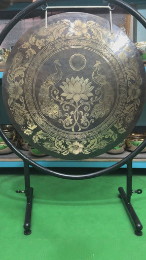 27 Inch Bronze Gong Handmade In Nepal One of One 0007