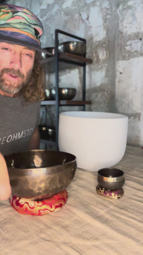 The Elemental Trio: Three Special Singing Bowls