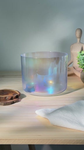 Prism Series D4 6.5" Quartz Crystal Singing Bowl
