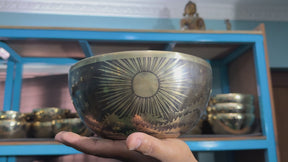 The Peeking Sun Bowl 9 Inch Special Edition Singing Bowl