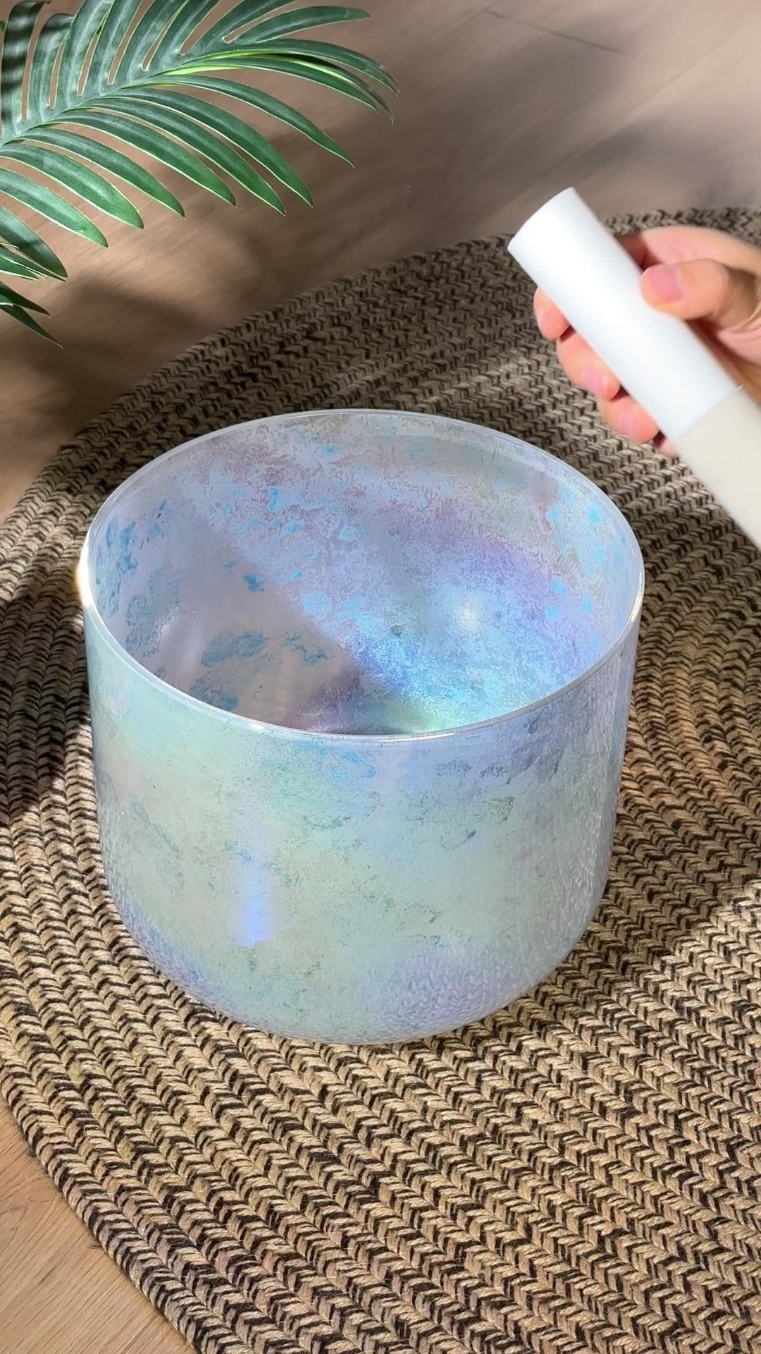 Titan 10 Inch Unground Crystal Bowl #17: A Third Octave 432 (+17 cents)