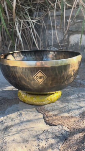 G Note 2nd Octave - Legacy Collection Handmade Bronze Makers Mark Singing Bowl