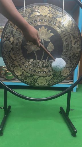 27 Inch Bronze Gong Handmade In Nepal One of One 0017
