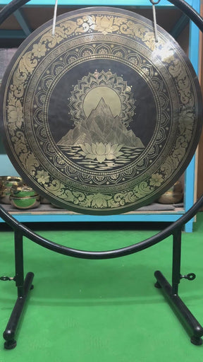 27 Inch Bronze Gong Handmade In Nepal One of One 0010