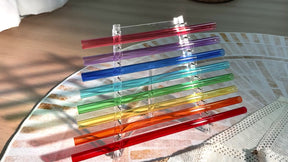 8-Note 432Hz Crystal Harp (C Major Scale Rainbow Special)