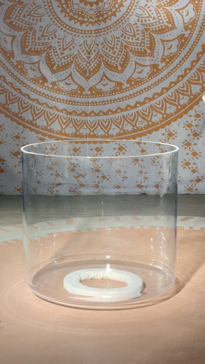 Titan 18 Inch Unground Crystal Bowl #13: G Second Octave 432 (+35 cents)