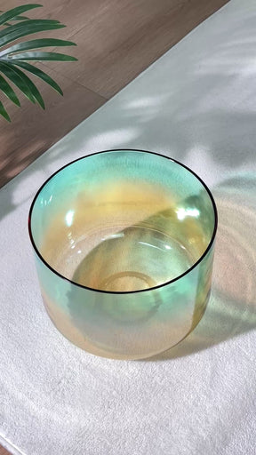 Titan 10 Inch Unground Crystal Bowl #14: G# Third Octave 432 (+18 cents)