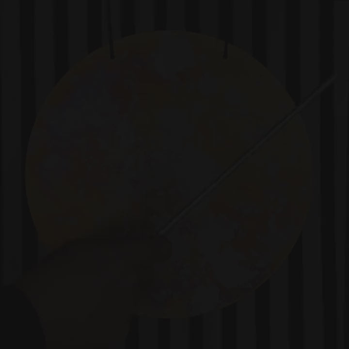 Video: the circle gong plate with the aluminum mallet, then the felt mallet