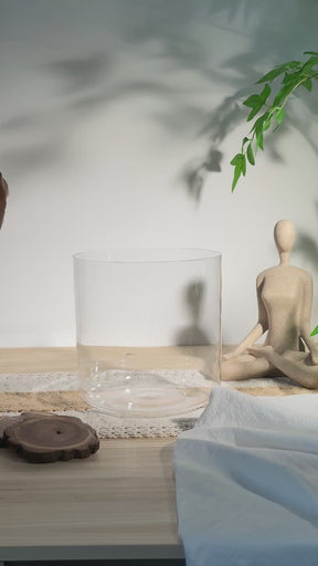 Prism Series G#3 7.25" Fused Quartz Crystal Singing Bowl