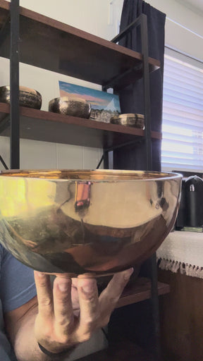 CUSTOM-0014 one of one singing bowl video