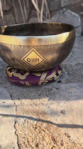 G Note 4th Octave - Legacy Collection Handmade Bronze Makers Mark Singing Bowl