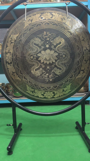 27 Inch Bronze Gong Handmade In Nepal One of One 0013