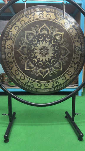 27 Inch Bronze Gong Handmade In Nepal One of One 0018