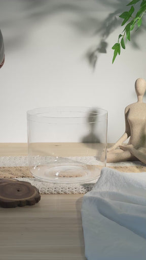 Prism Series A3 7.25" Fused Quartz Crystal Singing Bowl