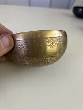4 Inch Bronze E5 One Of A Kind Singing Bowl CUSTOM-0009